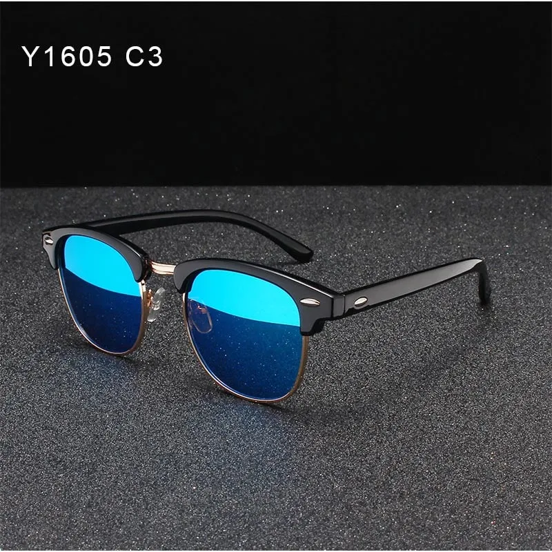 Women Retro Polarized Sunglasses Fashion Classic Round UV Protection Unisex Goggles