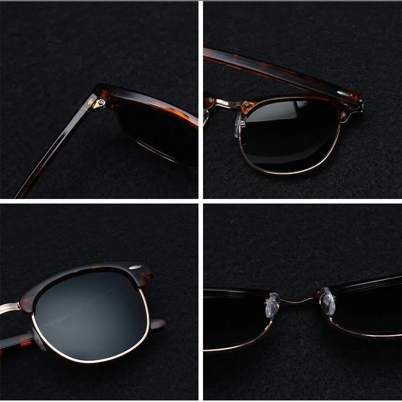 Women Retro Polarized Sunglasses Fashion Classic Round UV Protection Unisex Goggles