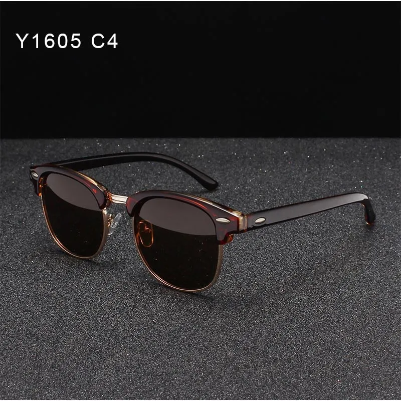 Women Retro Polarized Sunglasses Fashion Classic Round UV Protection Unisex Goggles