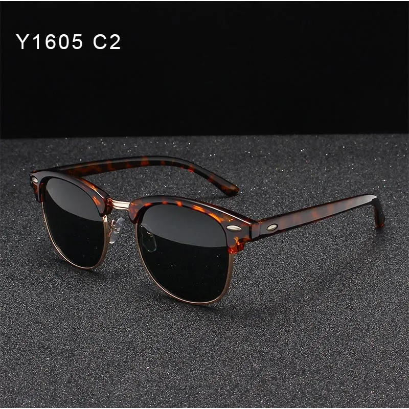 Women Retro Polarized Sunglasses Fashion Classic Round UV Protection Unisex Goggles