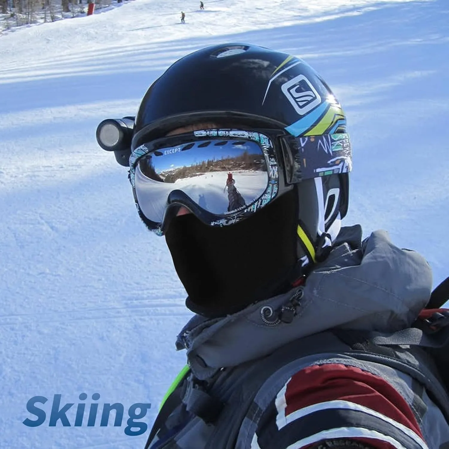 YESLIFE 2 Pieces Ski Mask, Balaclava Face Mask for Men and Women  Skiing, Snowboarding, Motorcycle & UV Protection