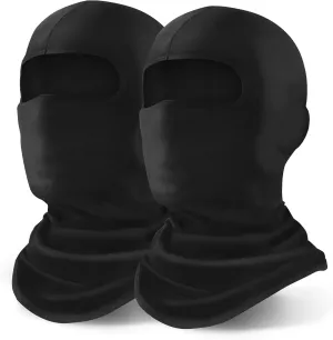 YESLIFE 2 Pieces Ski Mask, Balaclava Face Mask for Men and Women  Skiing, Snowboarding, Motorcycle & UV Protection